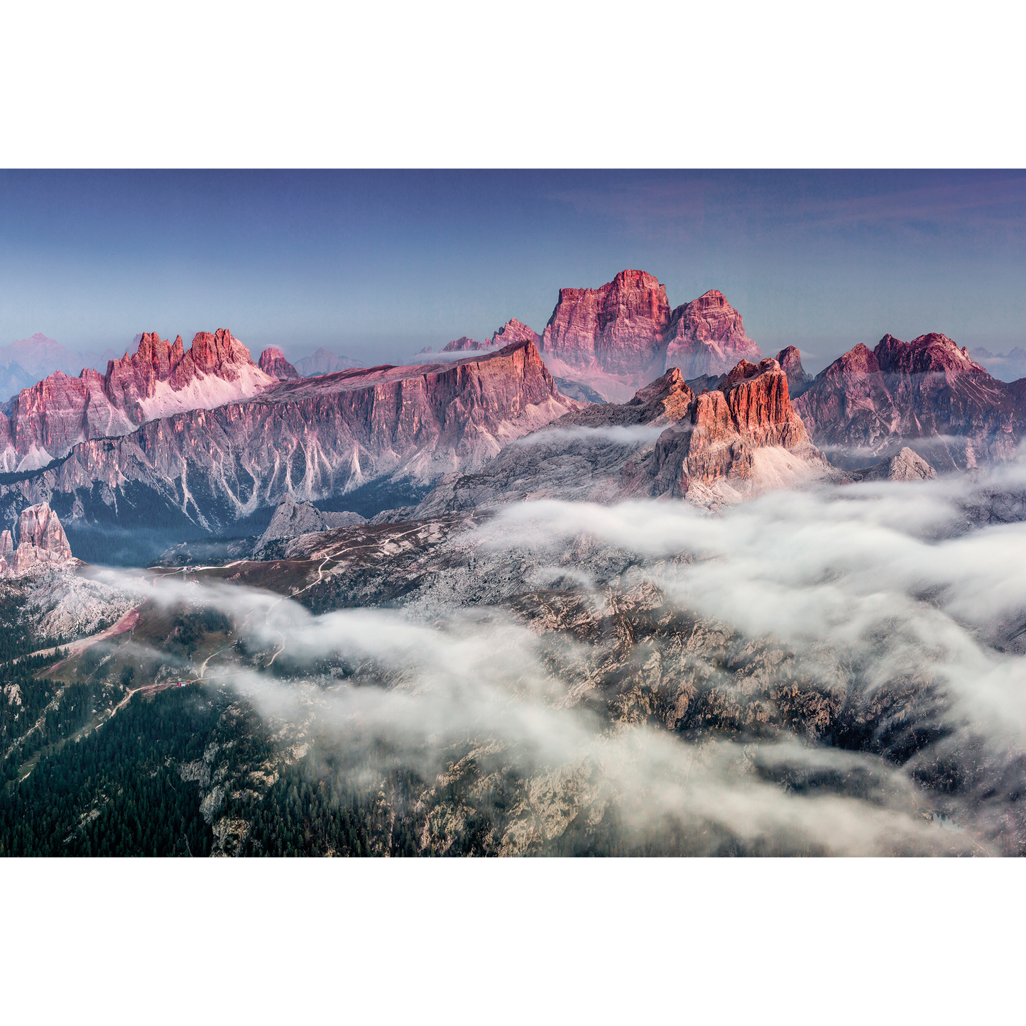 Vista dal Rifugio Lagazuoi