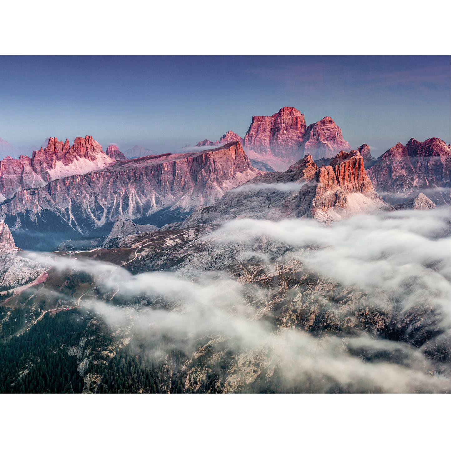 Vista dal Rifugio Lagazuoi
