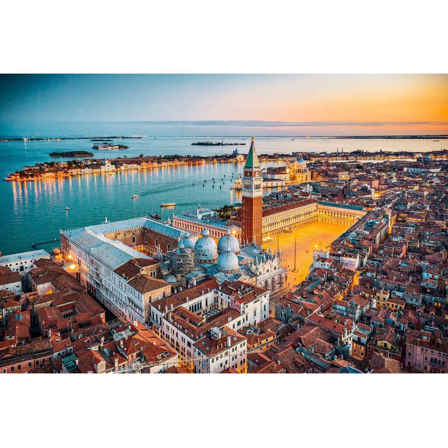 Vista dall'alto di Piazza San Marco