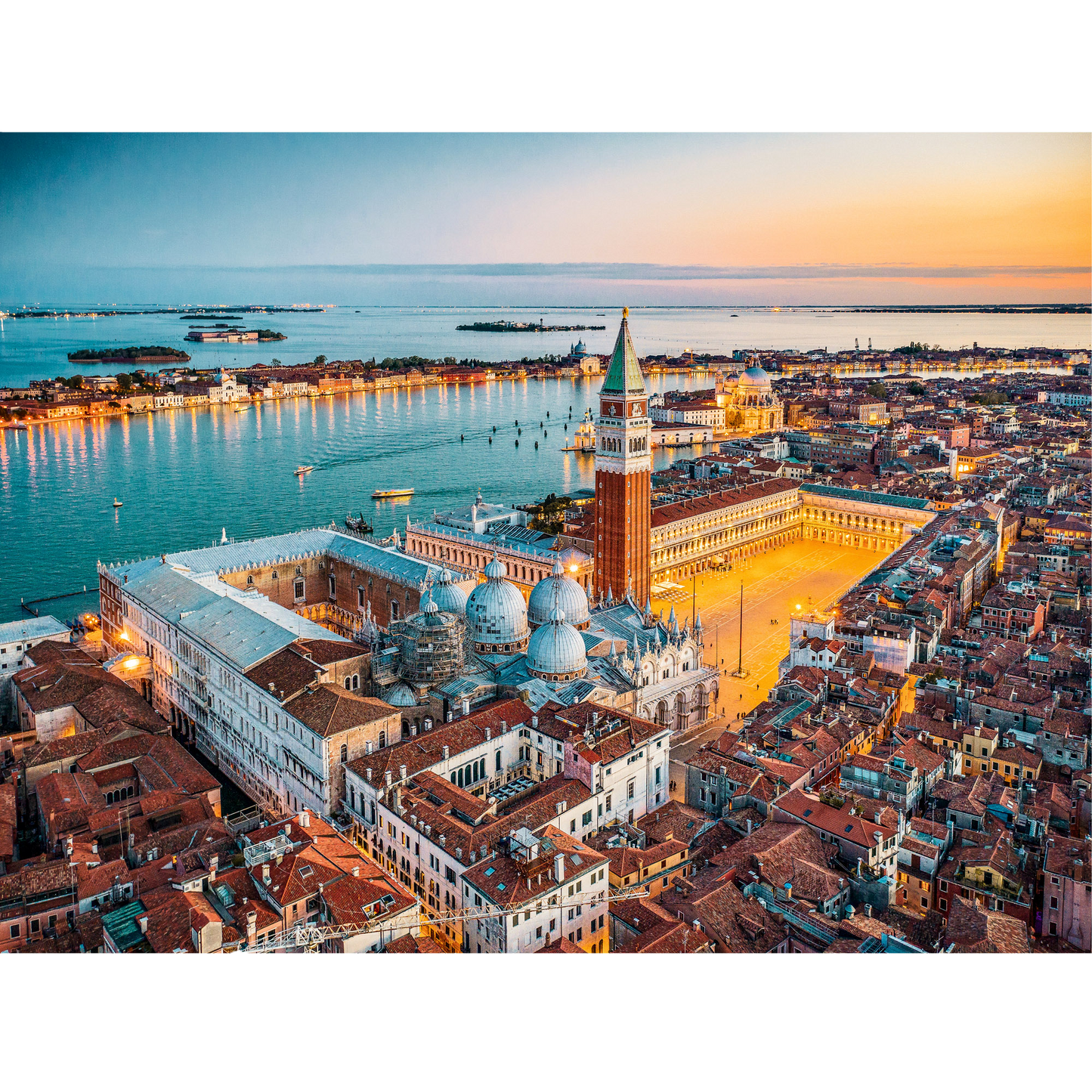Vista dall'alto di Piazza San Marco