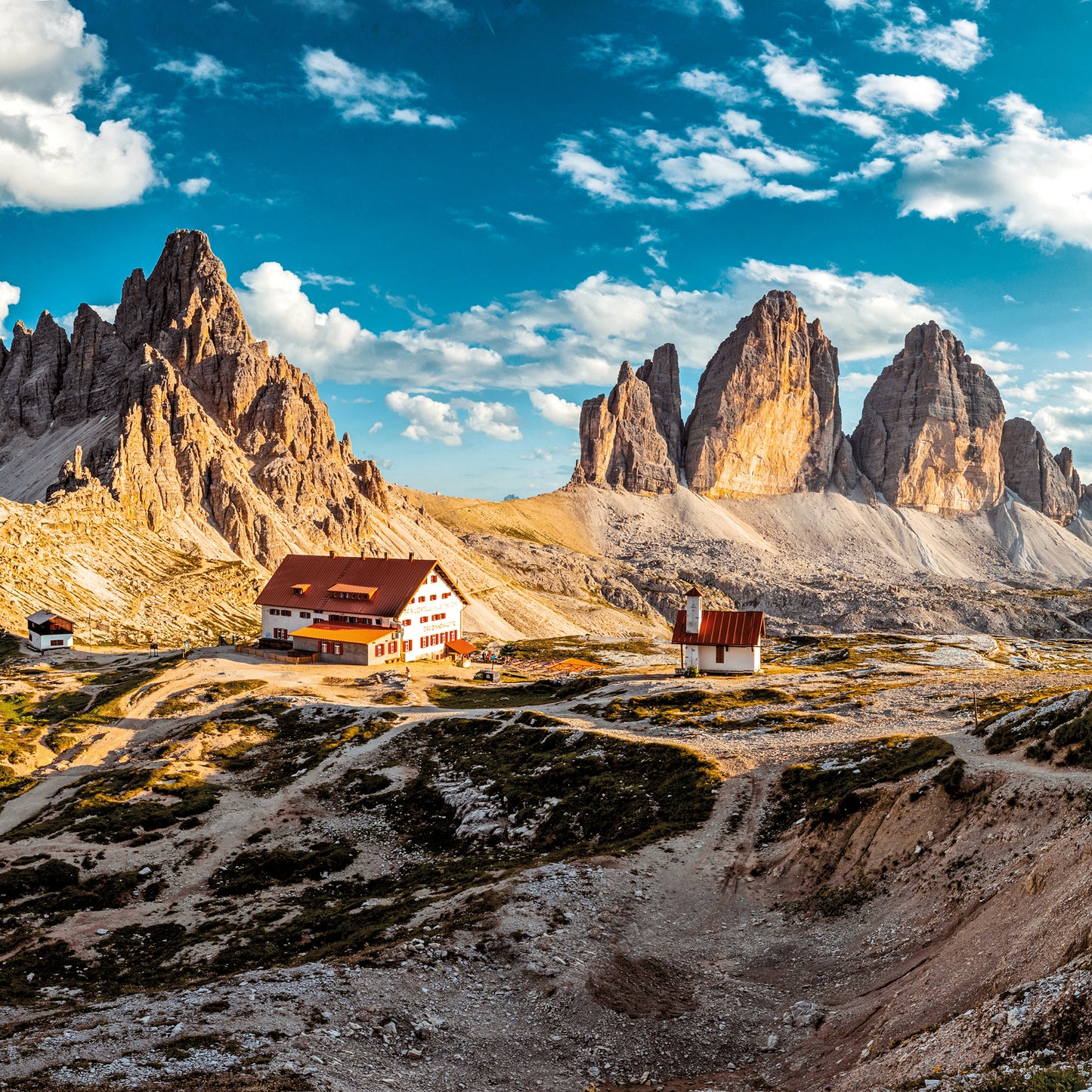 Monte Paterno e le Tre Cime di Lavaredo (Drei Zinnen)