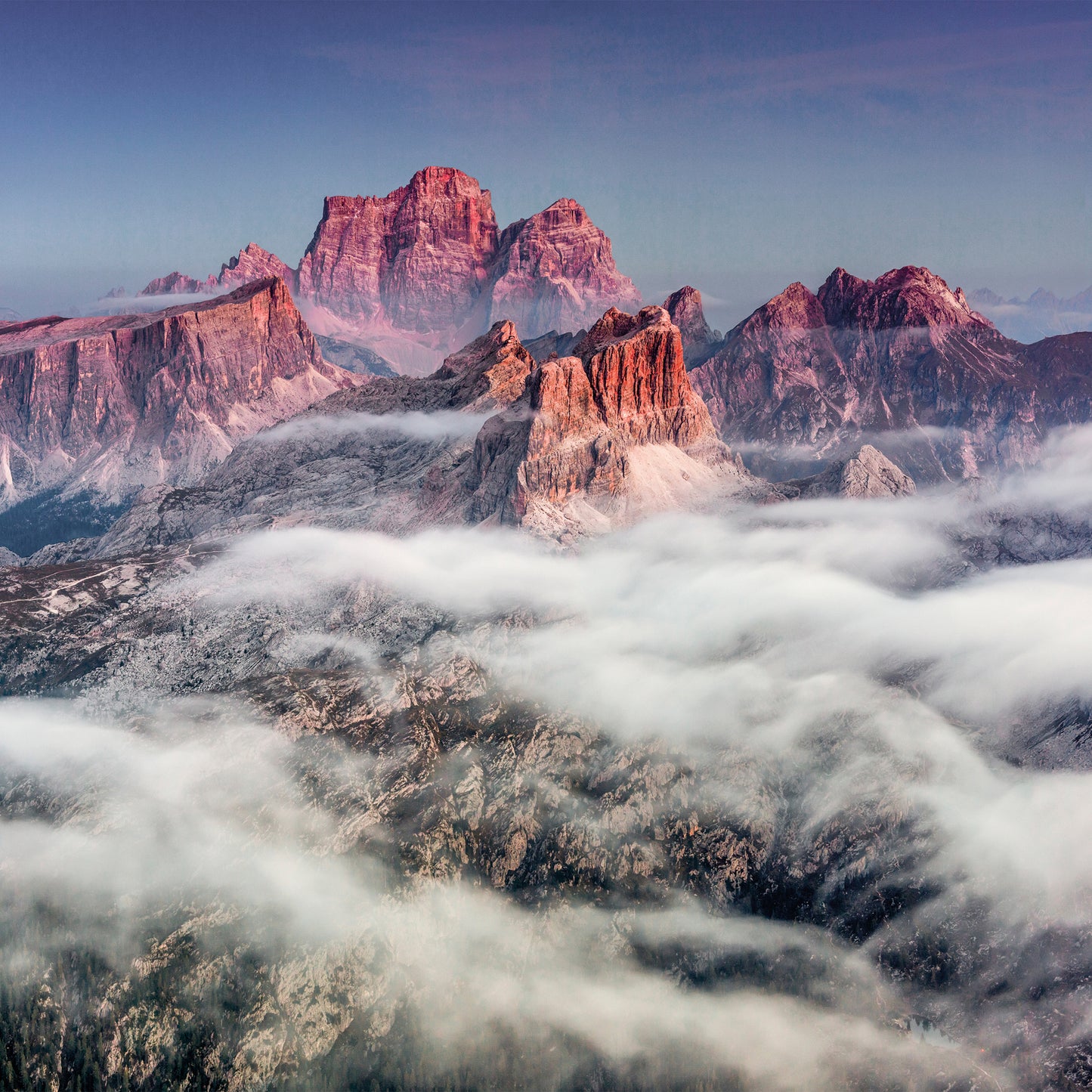 Vista dal Rifugio Lagazuoi