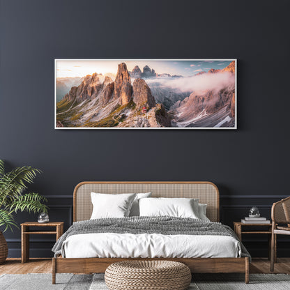 Wundt Tower and Tre Cime di Lavaredo