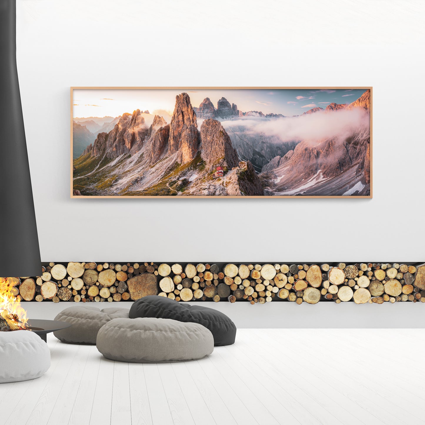 Wundt Tower and Tre Cime di Lavaredo