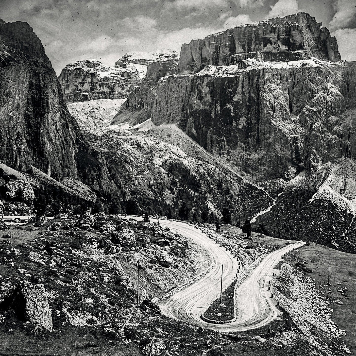 Passo Sella e il massiccio del Sella (1920-1930)