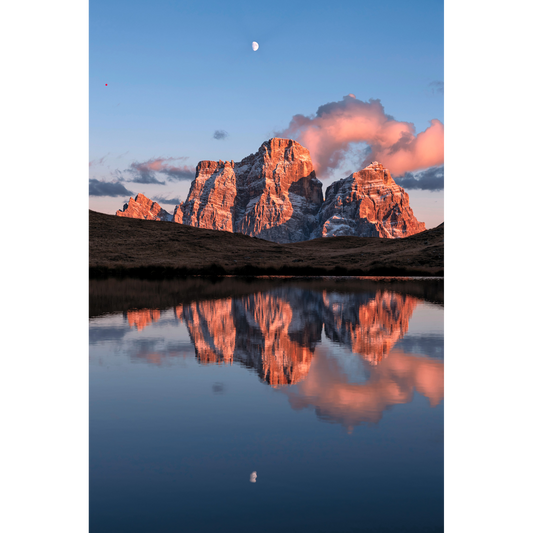 Lago delle Baste e Monte Pelmo